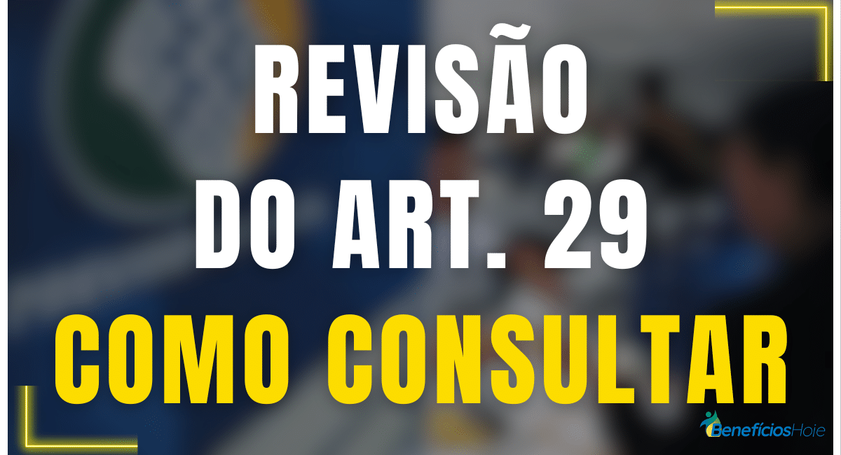 Como consultar a revisao do art. 29 pelo CPF