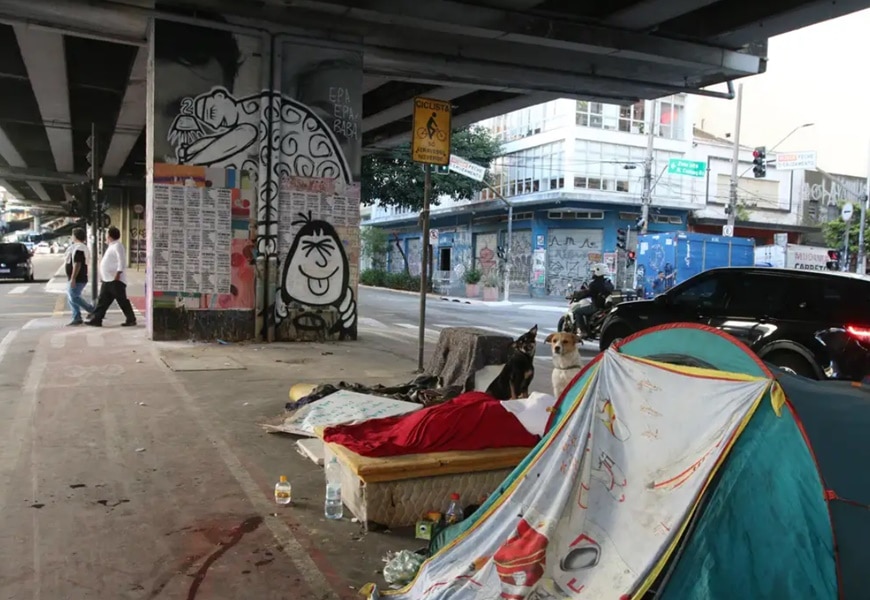 População em situação de rua. (Foto: Rovena Rosa/Agência Brasil)