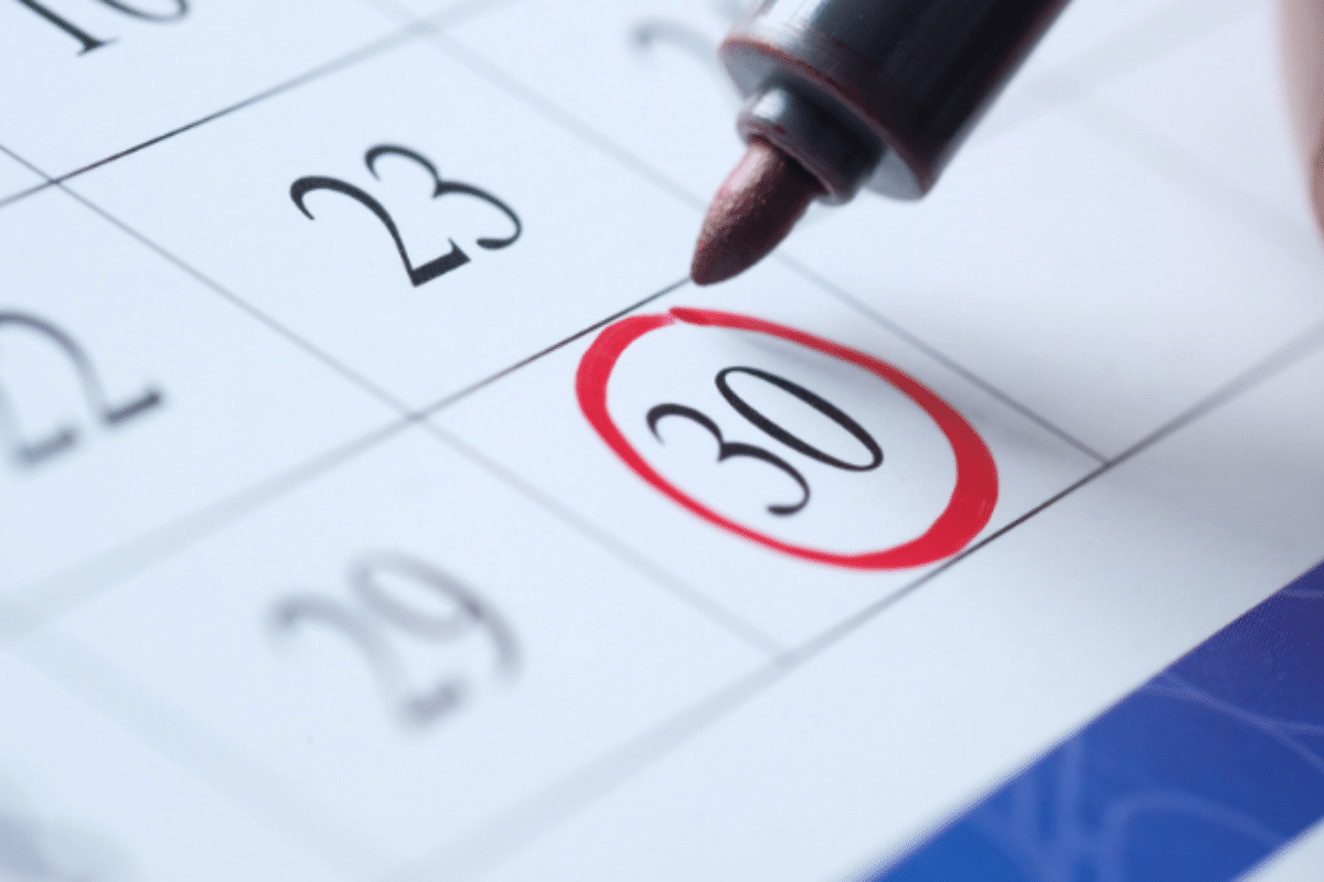 Calendário. (Foto: Freepik)