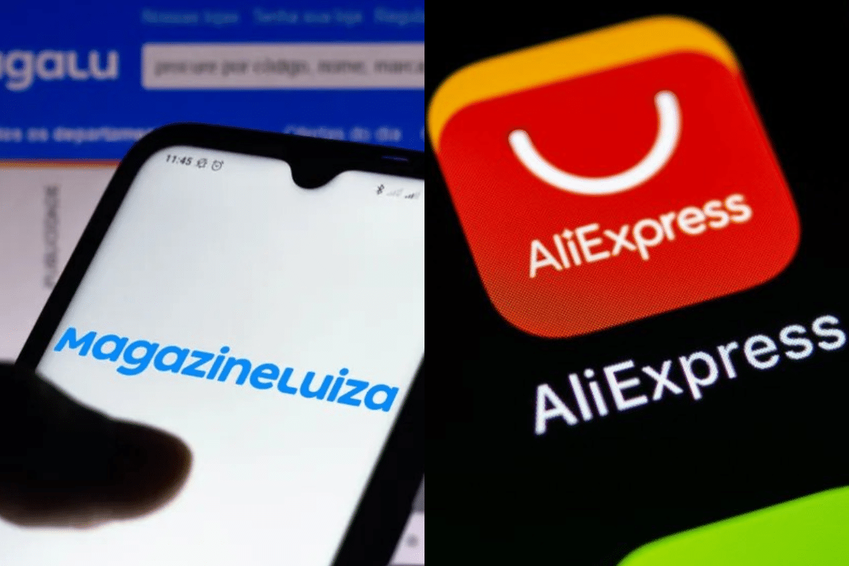 Magazine Luiza e AliExpress. (Foto: Divulgação)