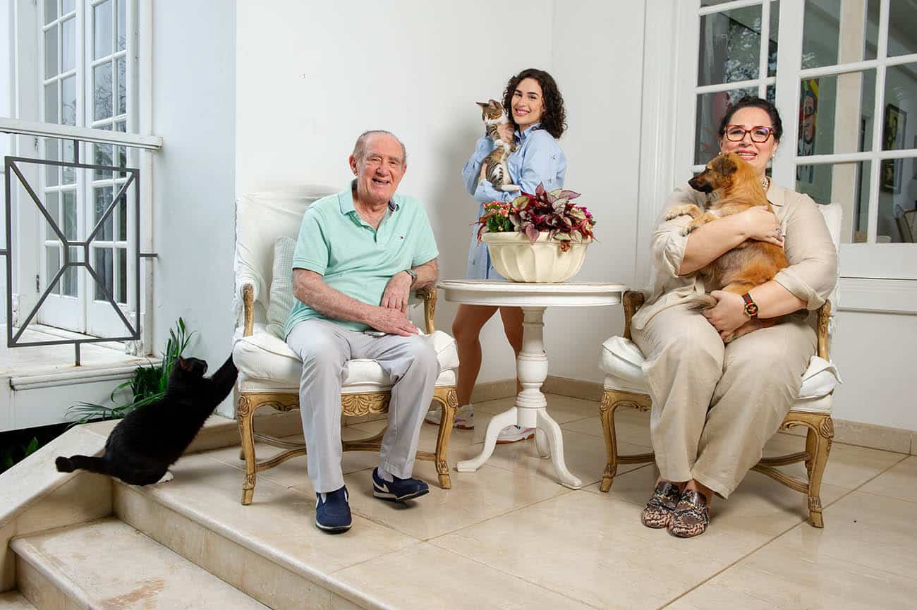 Renato Aragao e familia