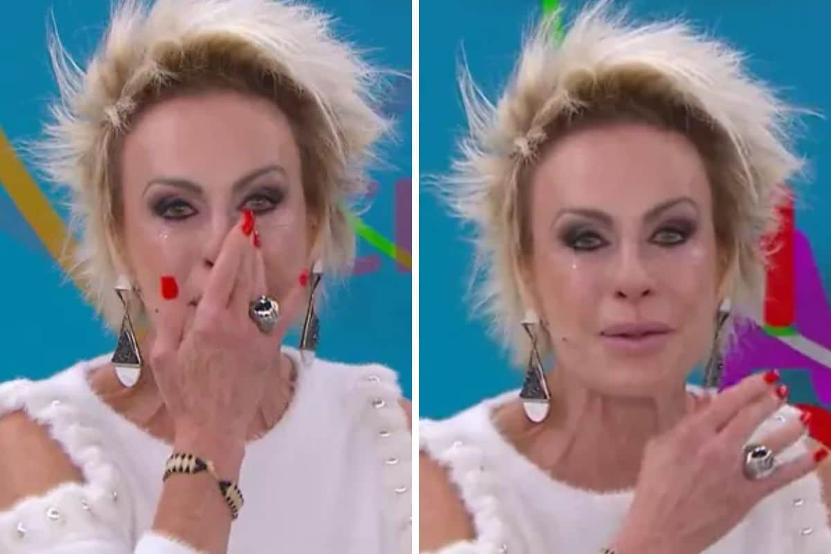 ana maria braga chorando