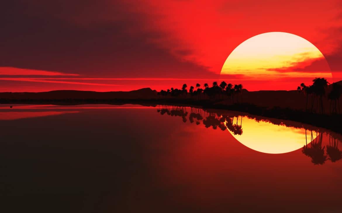 Por do sol